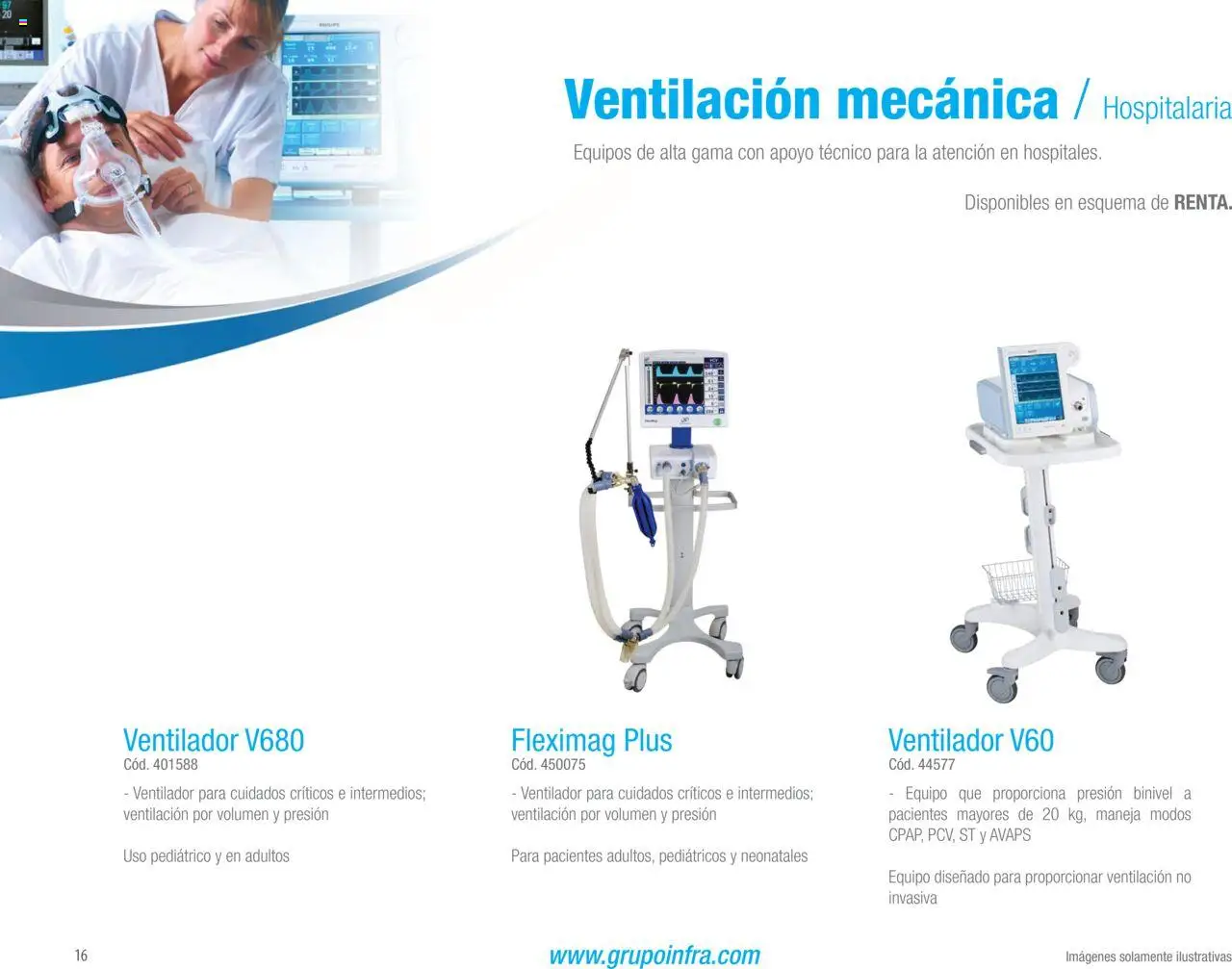 Nuevas ofertas de Infra válidas en toda la República Mexicana desde el 08.04.2025. ¡Encuentra las mejores ofertas en Infra catálogo Medical! | Página: 18 | Productos: Ventilador