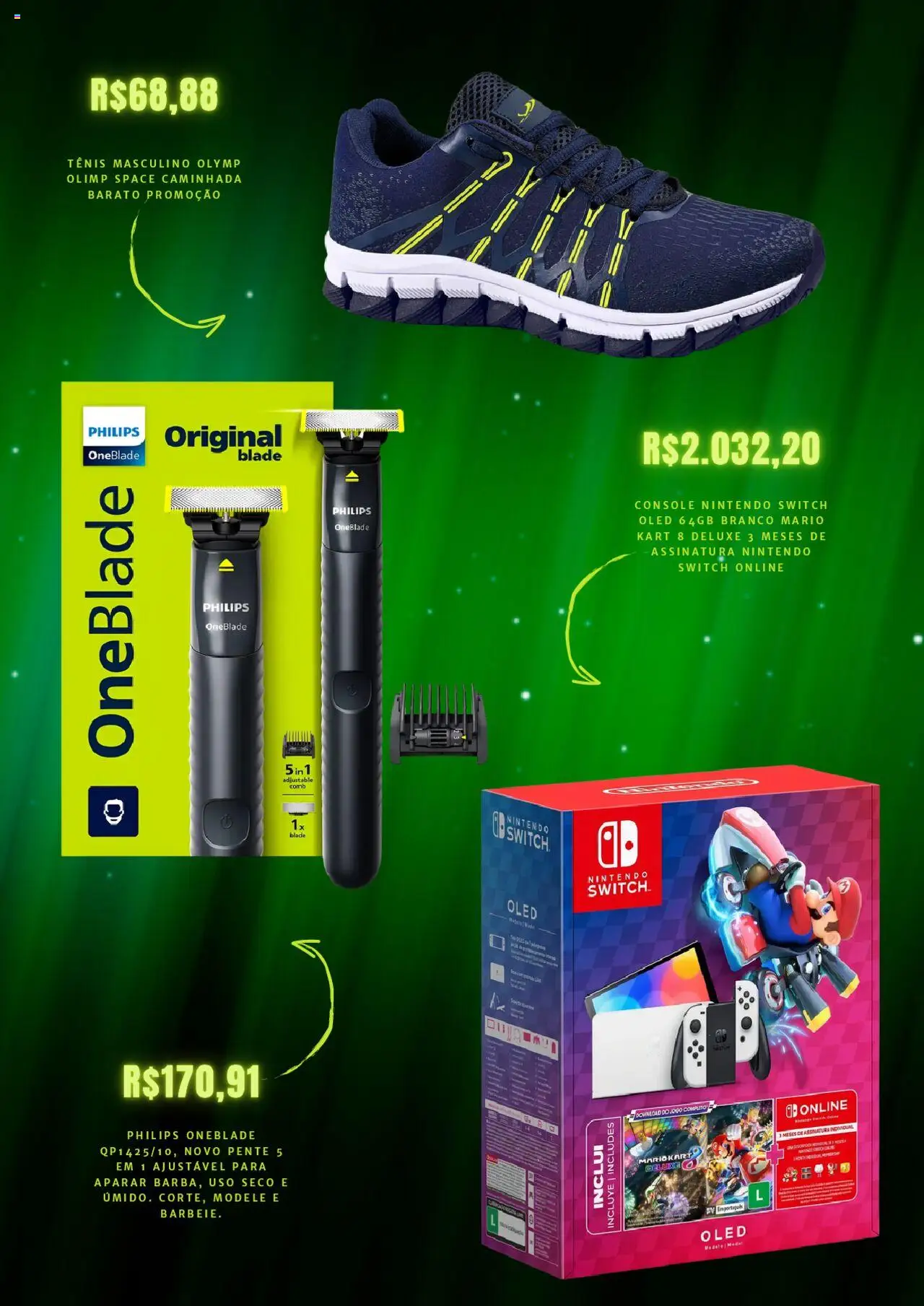 Mercado Livre Folheto - válido de 13.10.2025 | Página: 3 | Produtos: Pente, Tênis