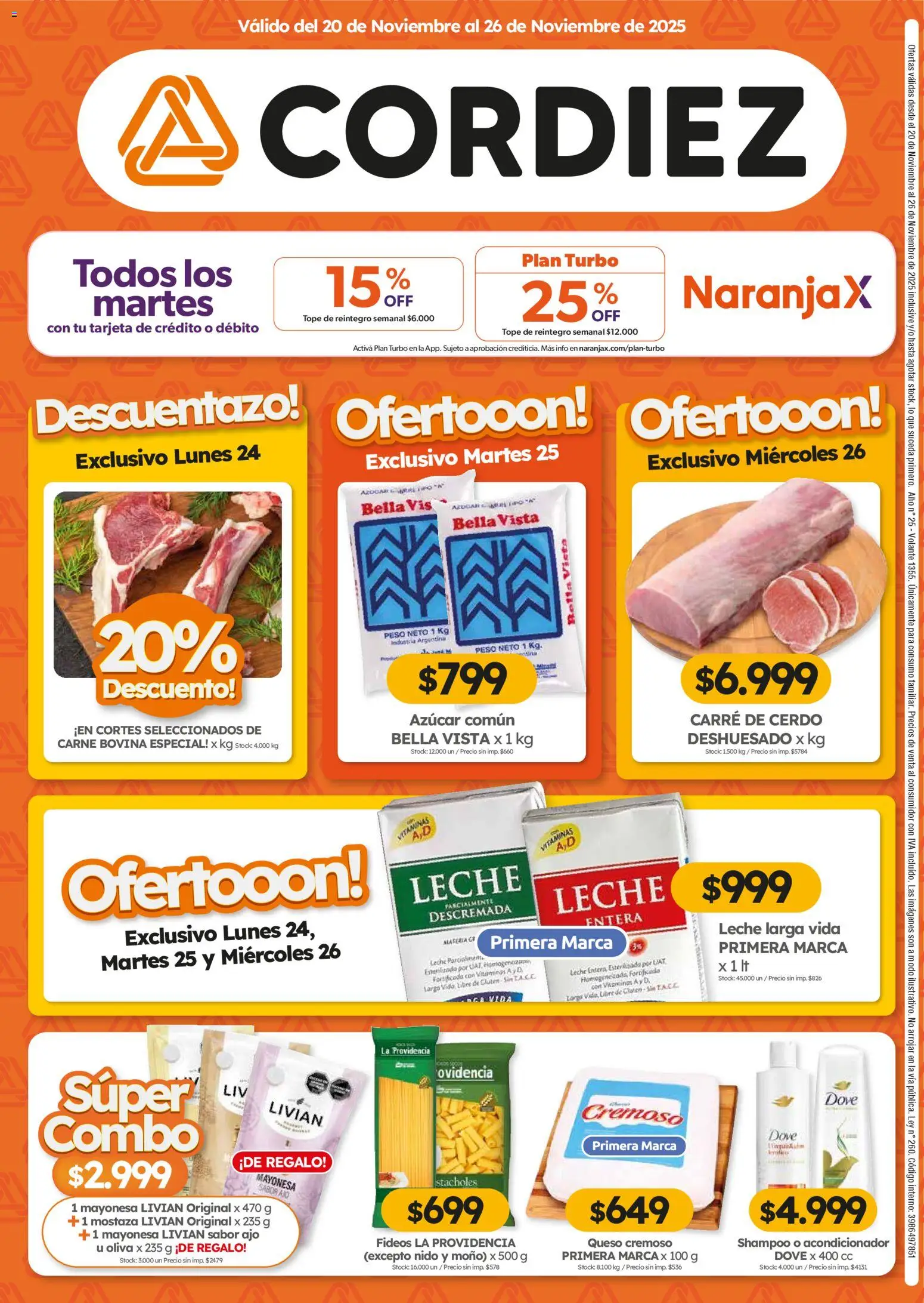 Cordiez ofertas │ válido desde el 20.11.2025 | Página: 12 | Productos: Vitaminas, Peso, Oliva, Queso
