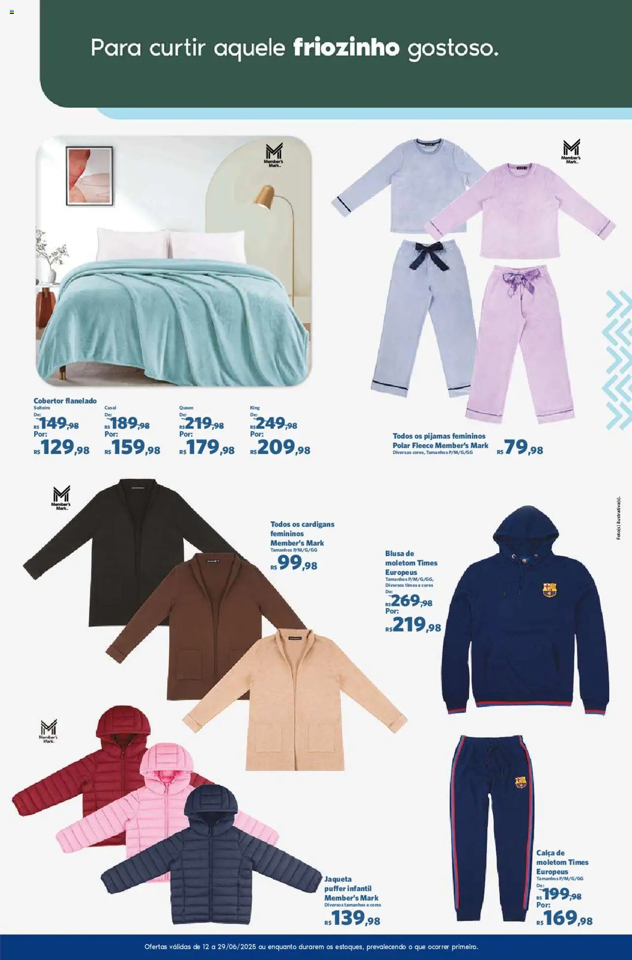Sam's Club Folheto - válido de 12.06.2025 | Página: 11 | Produtos: Moletom, Jaqueta, Calça, Pijamas