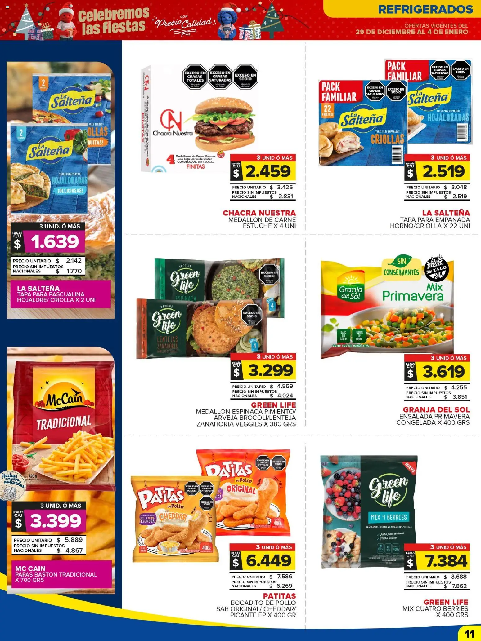 Carrefour Maxi catálogo │ válido desde el 29.12.2025 | Página: 12 | Productos: Ensalada, Arveja, Pollo, Arándanos