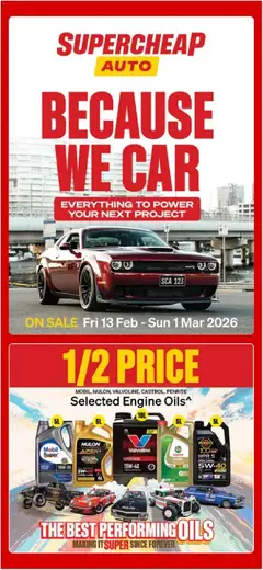 Preview of Supercheap Auto Catalogue - valid from 13.02.2026