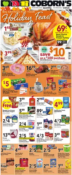 Preview of Coborn's weekly ads valid from 19.11.2025