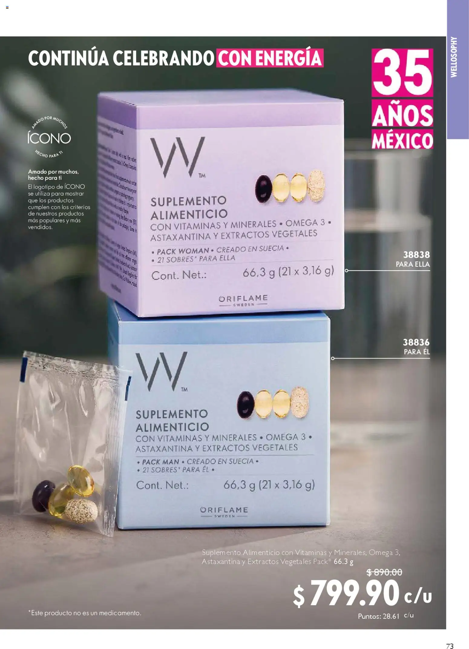 Nuevas ofertas de Oriflame válidas en toda la República Mexicana desde el 07.03.2026. ¡Encuentra las mejores ofertas en Oriflame campaña 4 2026! | Página: 81 | Productos: Serum, Maquillaje