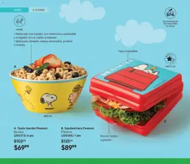 Vista previa de Sandwichera Peanuts, Plástico., nuevo folleto de la tienda, válido en México a partir del 10.01.2026 | Página: 160 | Productos: Sandwichera, Bowl