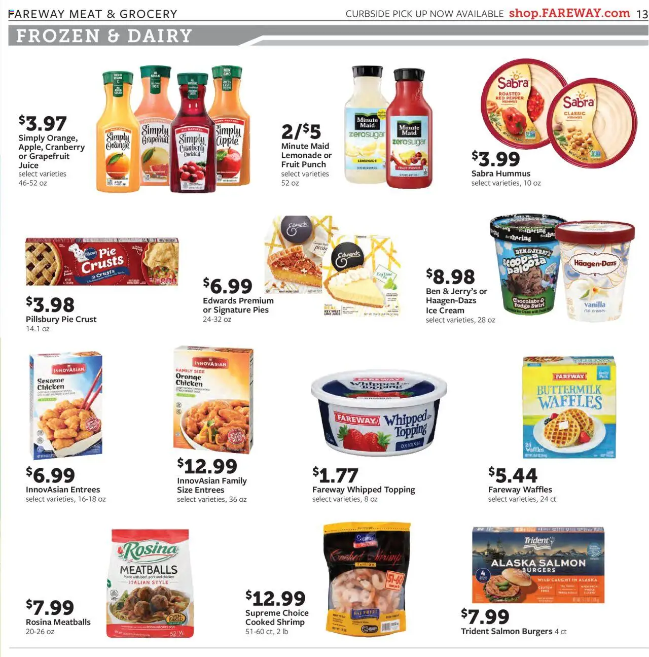 Fareway Weekly Ad - valid from 25.08.2025 | Page: 13 | Products: Juice, Cream, Grapefruit, Lime
