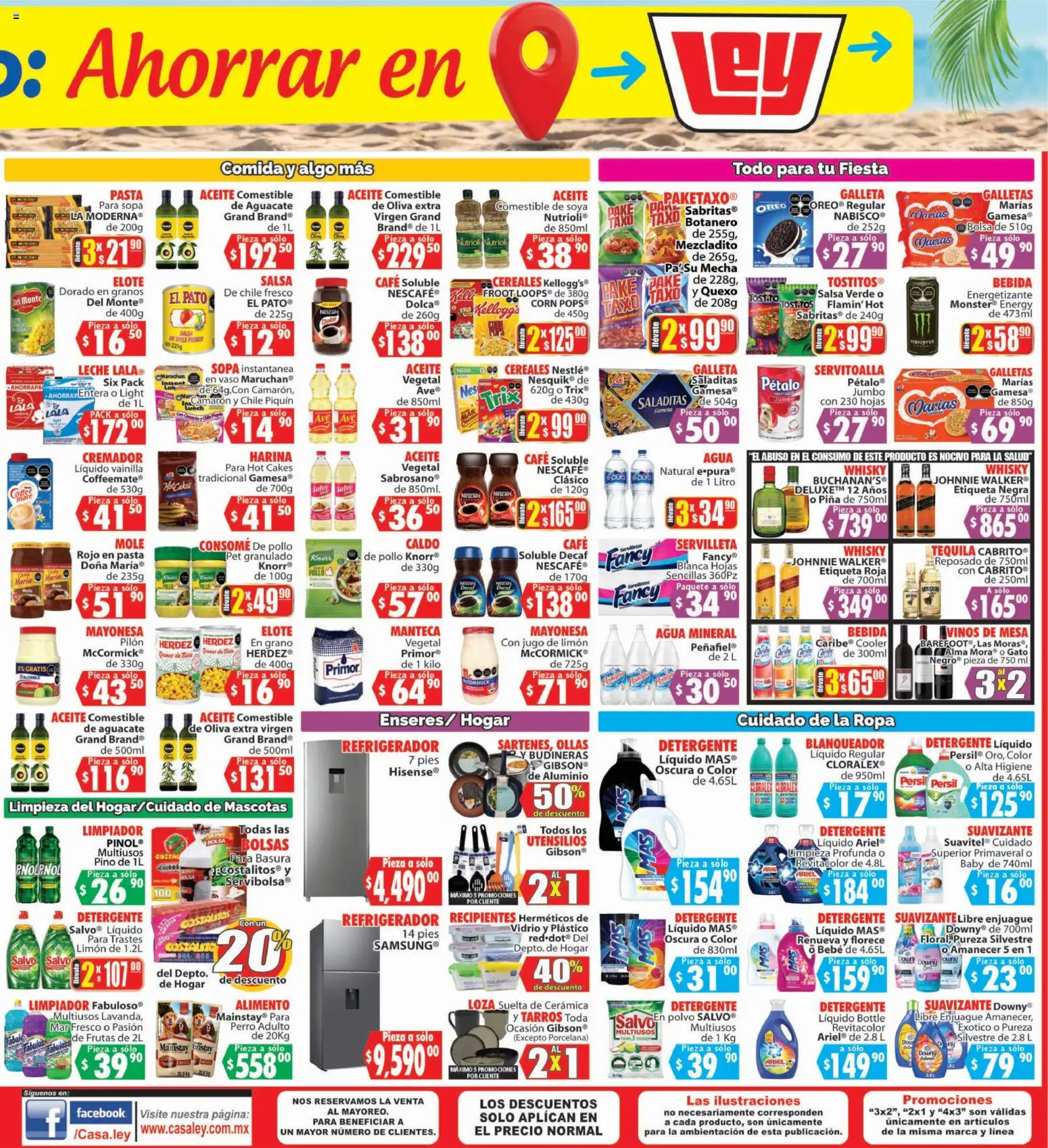 Nuevas ofertas de Casa Ley válidas en toda la República Mexicana desde el 20.03.2026. ¡Encuentra las mejores ofertas en Casa Ley folleto Autoservicio Casa Blanca! | Página: 4 | Productos: Mayonesa, Bolsa, Leche, Limpiador
