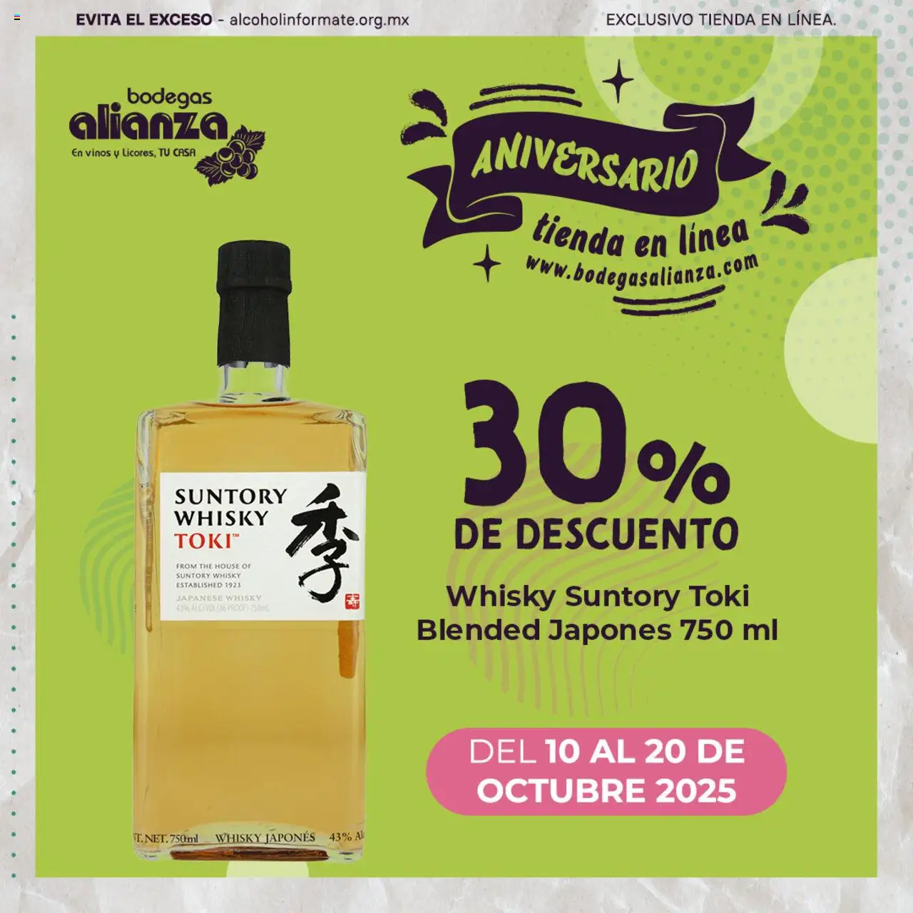 Nuevas ofertas de Bodegas Alianza válidas en toda la República Mexicana desde el 10.10.2025. ¡Encuentra las mejores ofertas en Bodegas Alianza - Catálogo Whiskey! | Página: 4 | Productos: Whisky