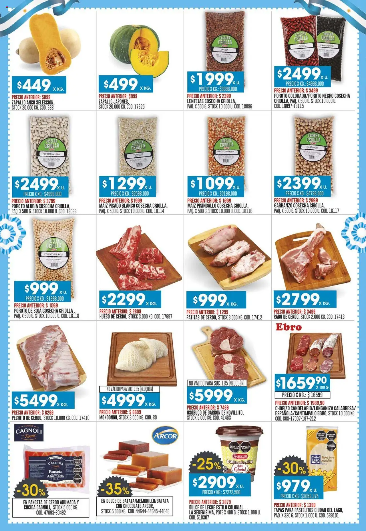 Coto Rincón Patrio │ válido desde el 04.08.2025 | Página: 2 | Productos: Panceta, Dulce de leche, Maiz, Cerdo