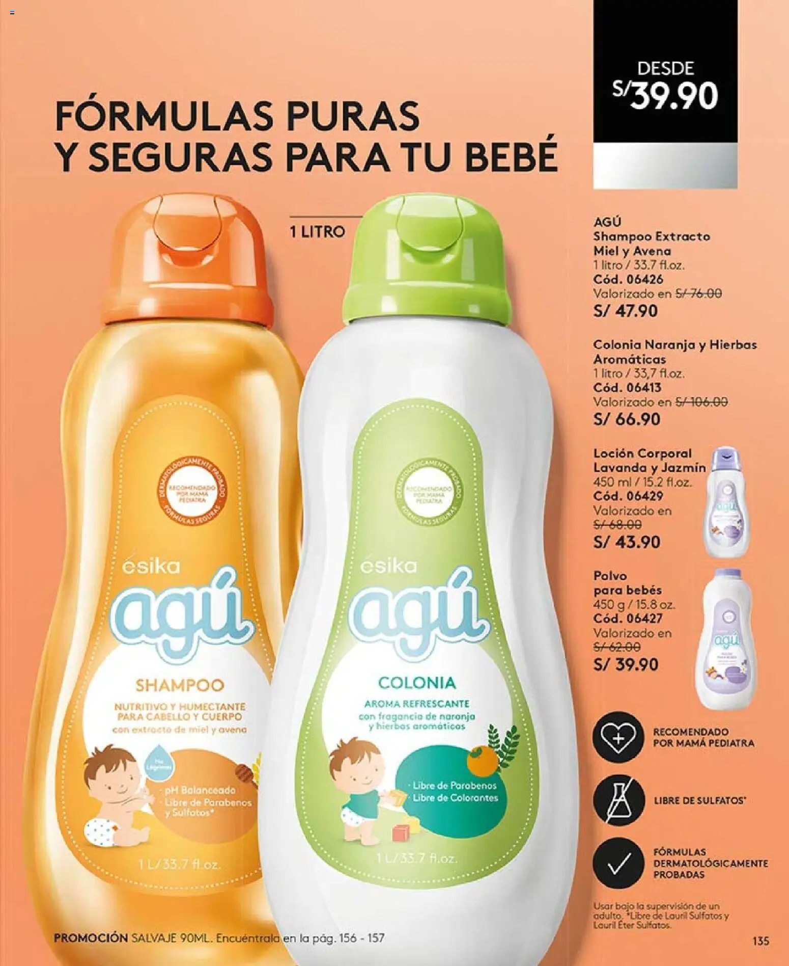 Catálogo Ésika válido desde 14.11.2025 | Página: 147 | Productos: Shampoo, Avena, Fragancia, Polvo