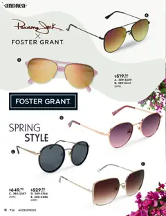 Vista previa de Andrea catálogo Primavera, nuevo folleto de la tienda, válido en México a partir del 25.01.2026 | Página: 18 | Productos: Lentes