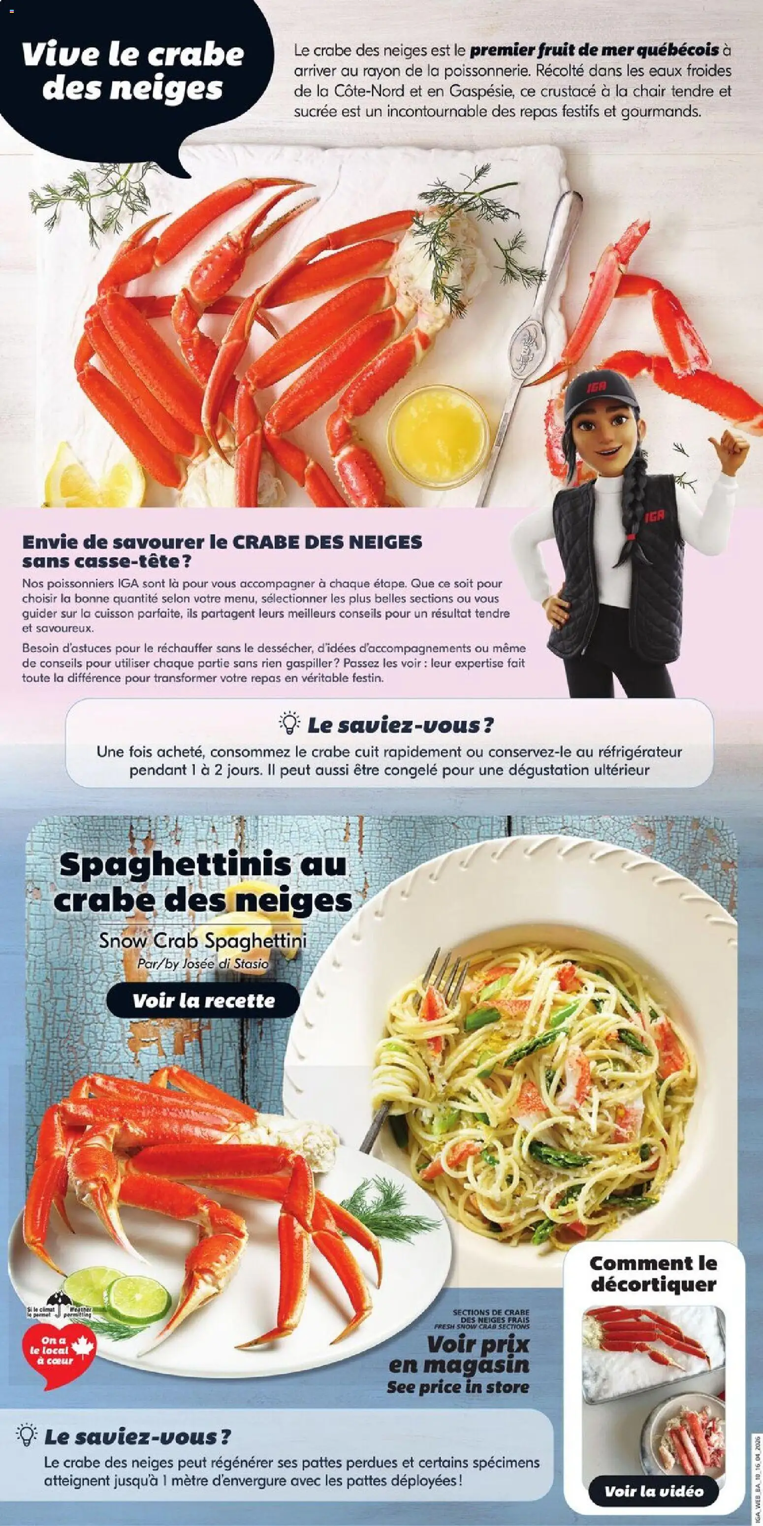 IGA flyer valid from 09.04.2026 | Page: 13 | Products: Video, Chair