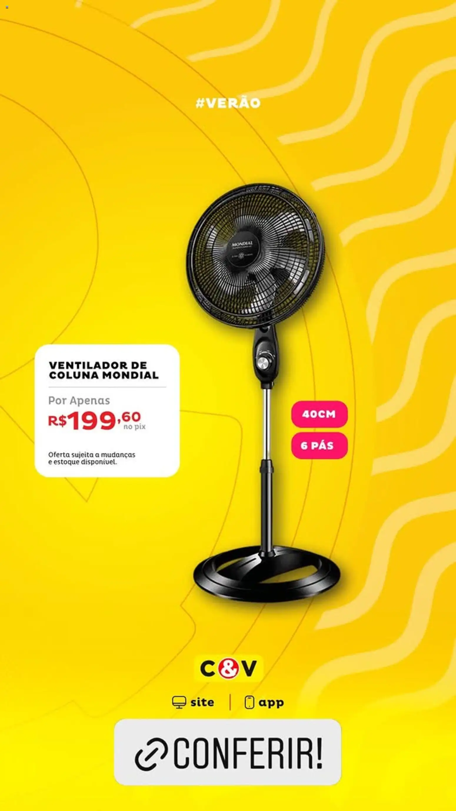 Casa e Video Folheto - válido de 07.01.2026 | Página: 6 | Produtos: Ventilador