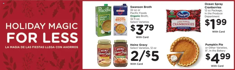 Preview of Ralphs weekly ads valid from 05.11.2025 | Page: 5 | Products: Bakery, Pumpkin Pie, Pumpkin