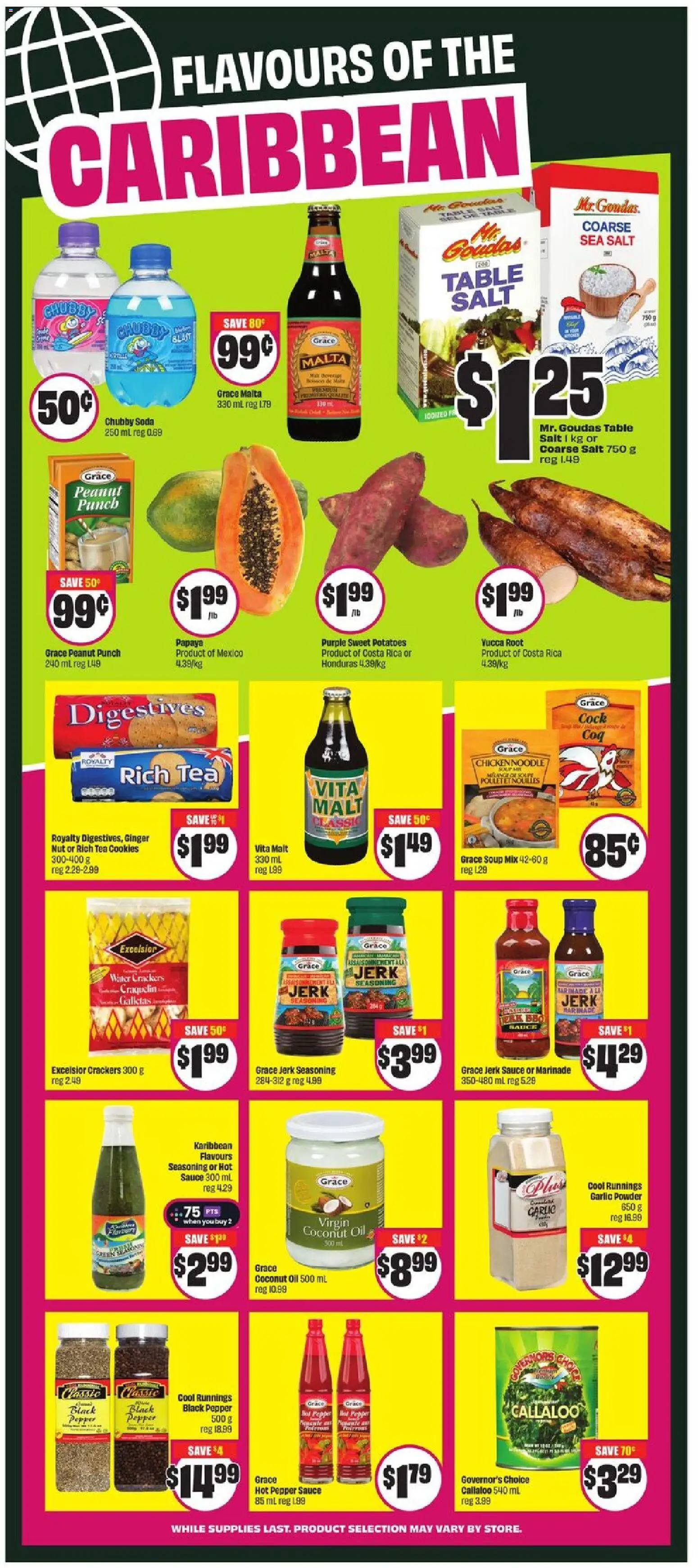 FreshCo flyer valid from 04.12.2025 | Page: 9 | Products: Tea, Cookies, Powder, Oil