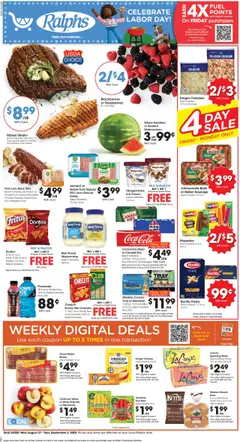 Preview of Ralphs weekly ads valid from 27.08.2025