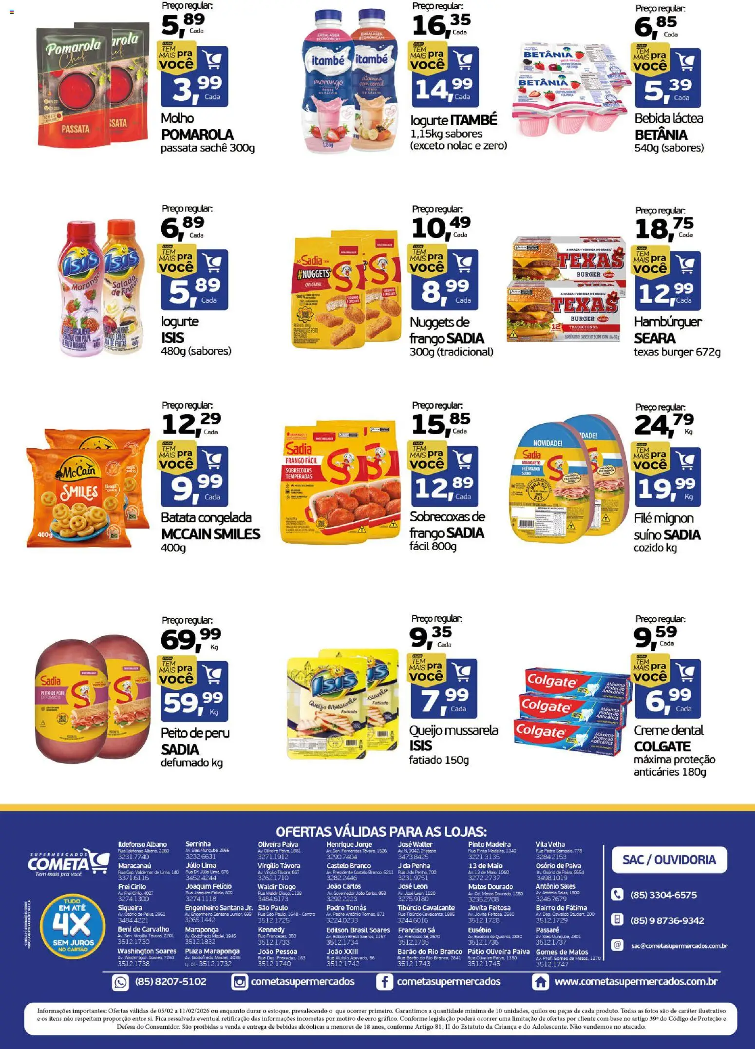 Cometa Supermercados Folheto - válido de 05.02.2026 | Página: 3