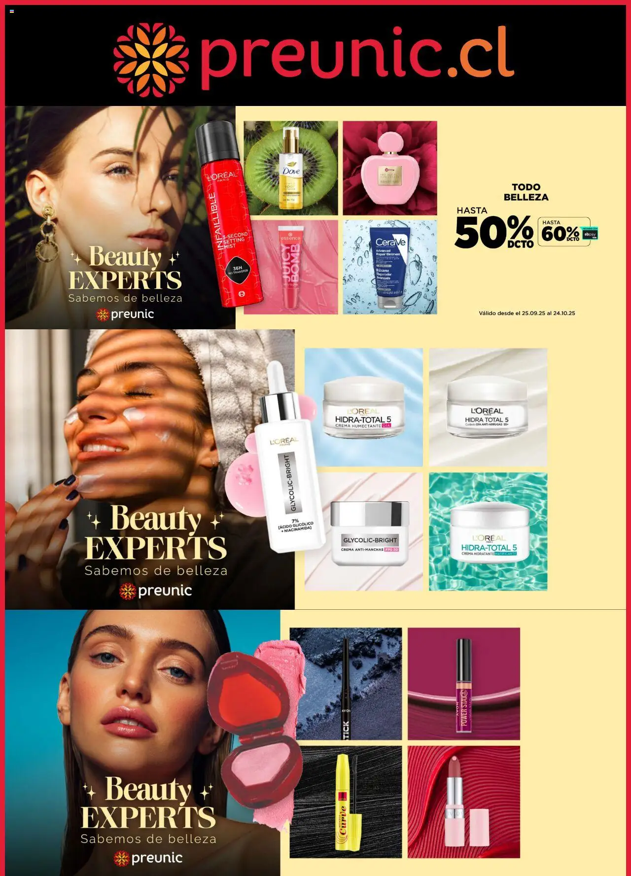 Preunic ofertas  │ válido desde el 14.10.2025 | Página: 1 | Productos: Bálsamo, Crema