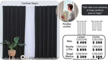 Vista previa de Colchas Concord - Catálogo, nuevo folleto de la tienda, válido en México a partir del 01.08.2025 | Página: 1058 | Productos: Cortinas