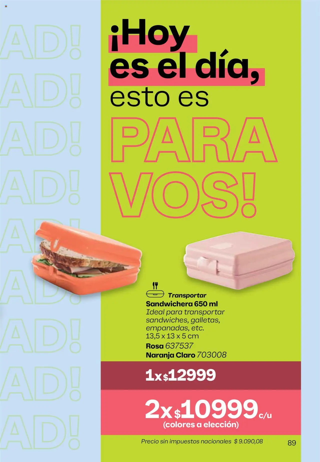 Tupperware - Campaña 17/2025 │ válido desde el 13.10.2025 | Página: 90 | Productos: Sandwichera