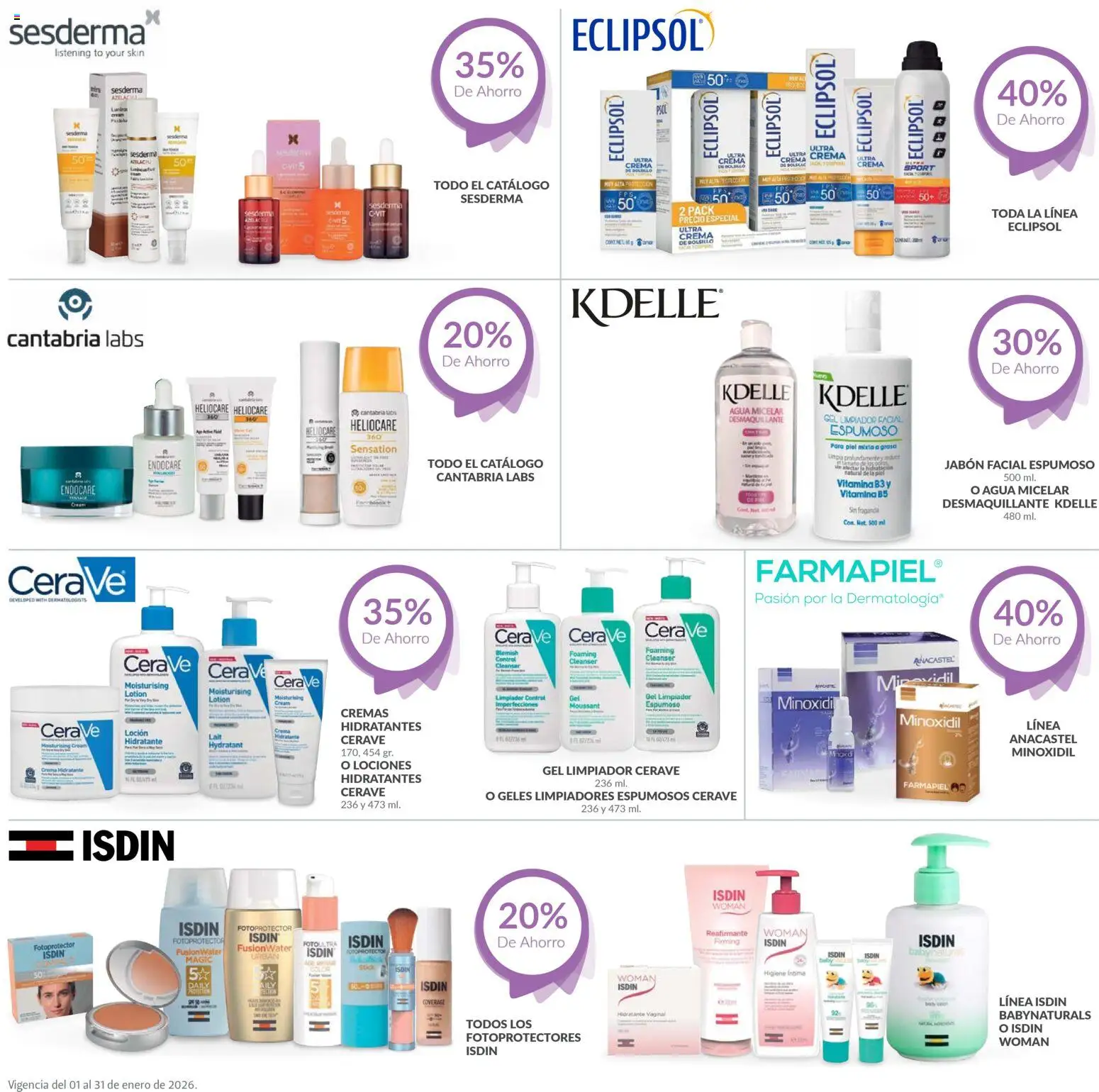 Nuevas ofertas de Farmacia Guadalajara válidas en toda la República Mexicana desde el 01.01.2026. ¡Encuentra las mejores ofertas en Farmacia Guadalajara catálogo Dermo! | Página: 2