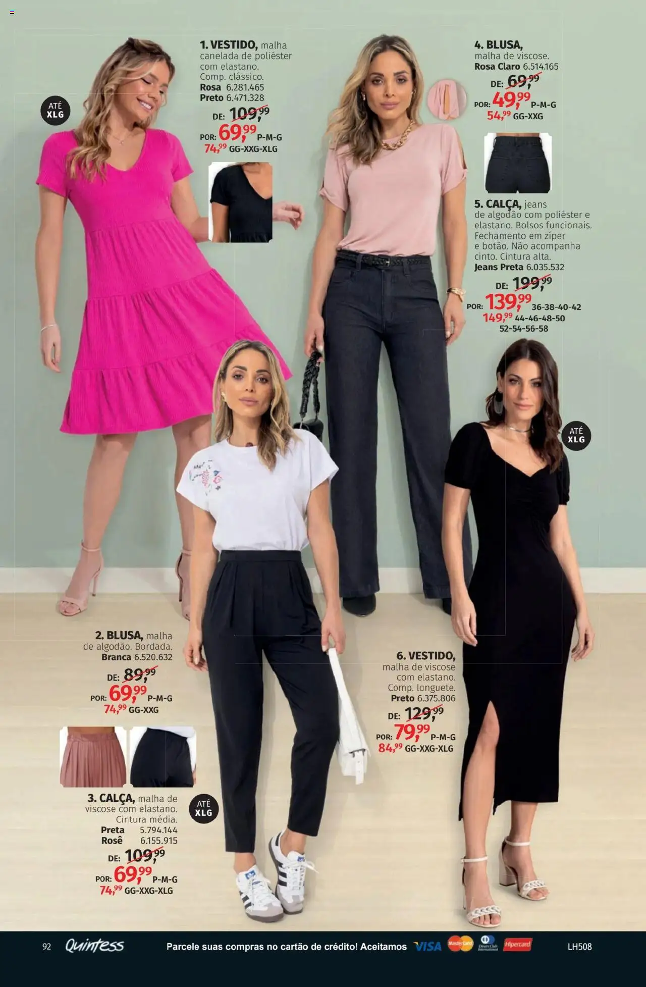 Quatro Estações Folheto - válido de 01.10.2025 | Página: 92 | Produtos: Algodão, Jeans