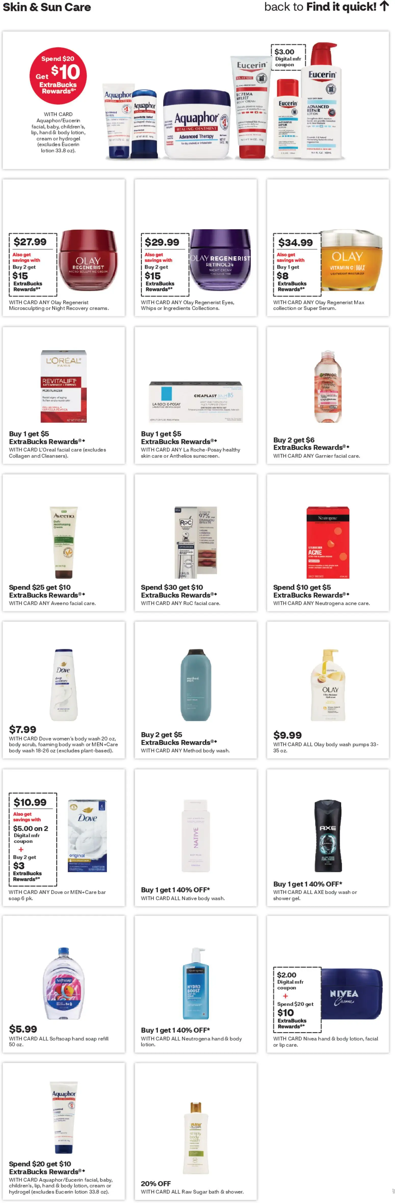 CVS Pharmacy Weekly Ad - WA - valid from 22.02.2026 | Page: 12 | Products: Bath, Body cream, Soap, Body Wash