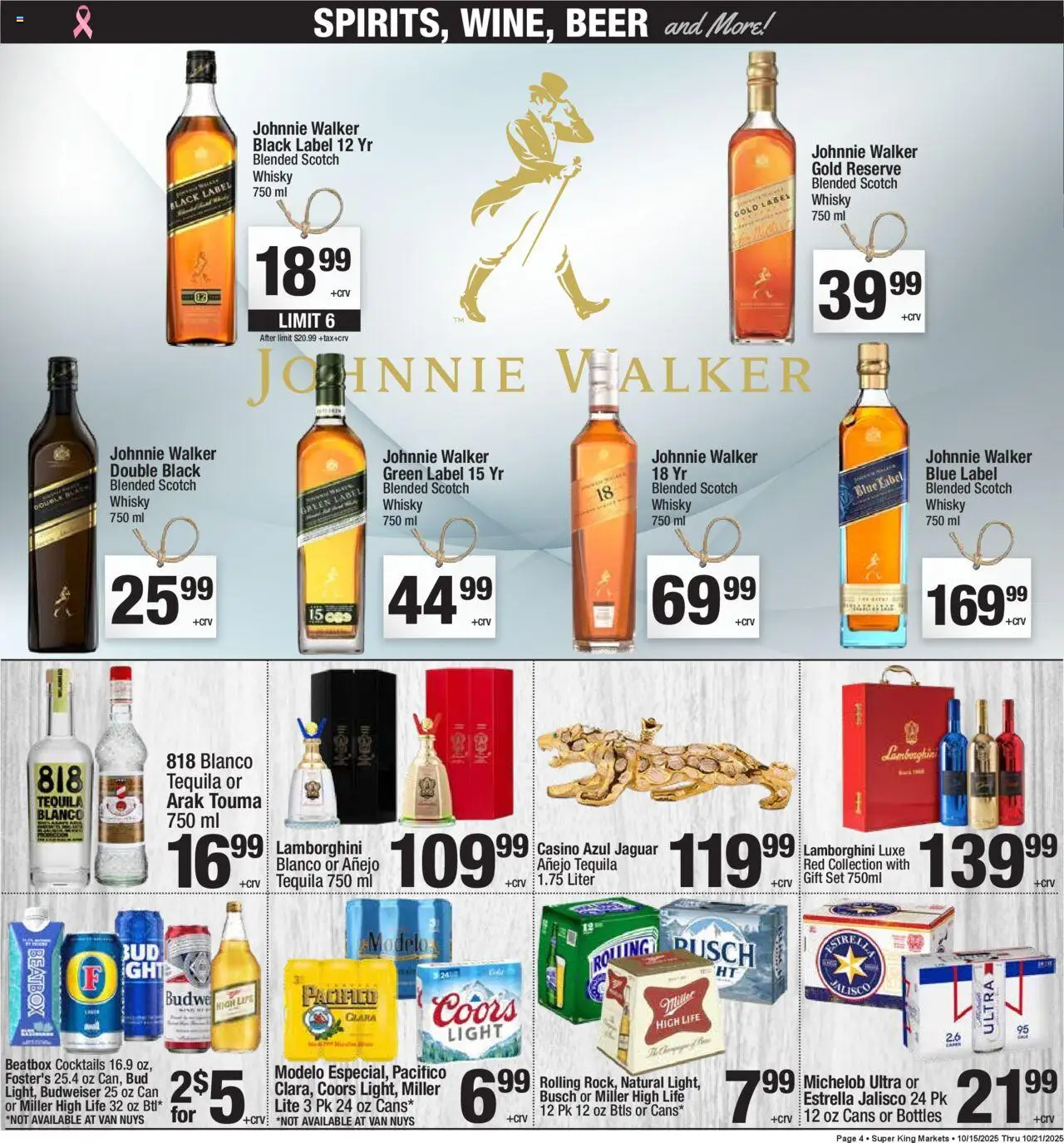 Super King - Weekly Ad - valid from 15.10.2025 | Page: 4 | Products: Beer