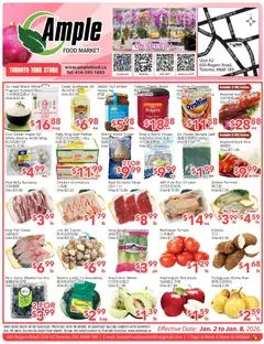 Preview of Ample Food Market - Weekly flyer Toronto York from shop Ample Food Market valid from 02.01.2026