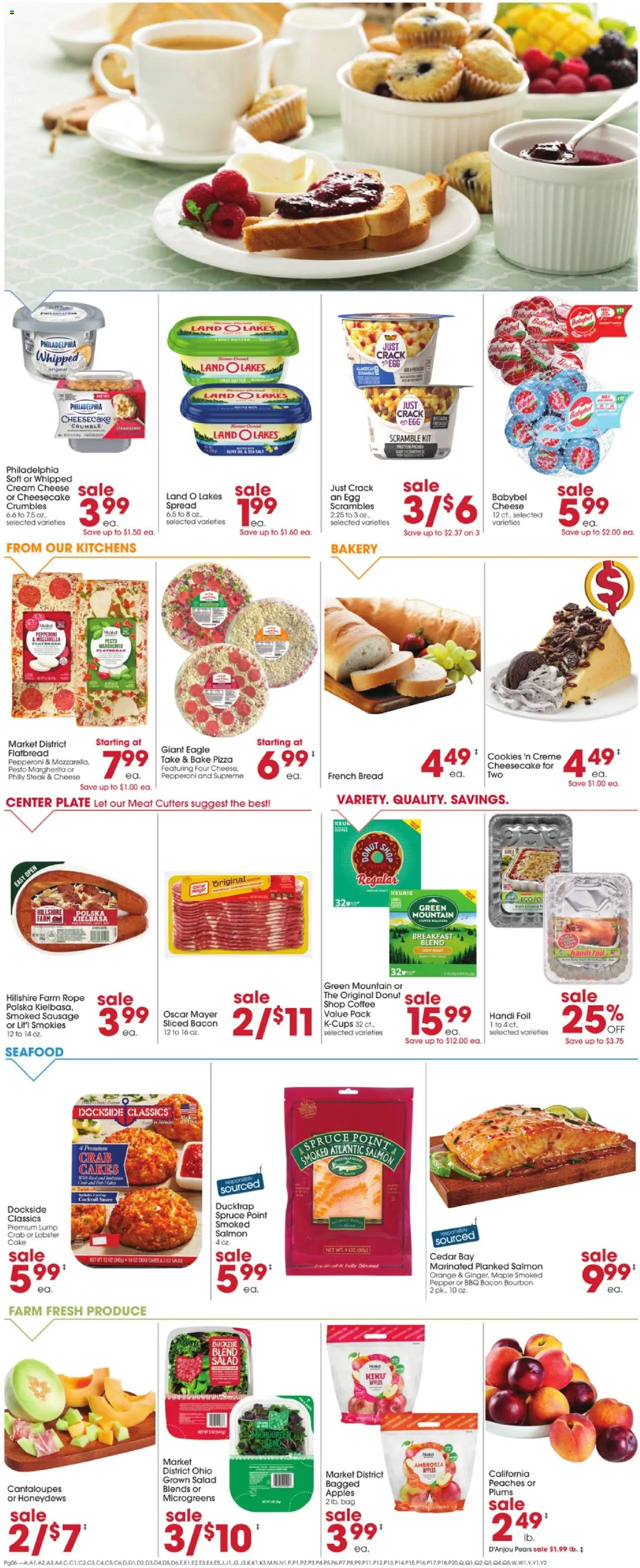 Giant Eagle Weekly Ad - valid from 28.08.2025 | Page: 8 | Products: Bread, Fish, Cream, Pepper