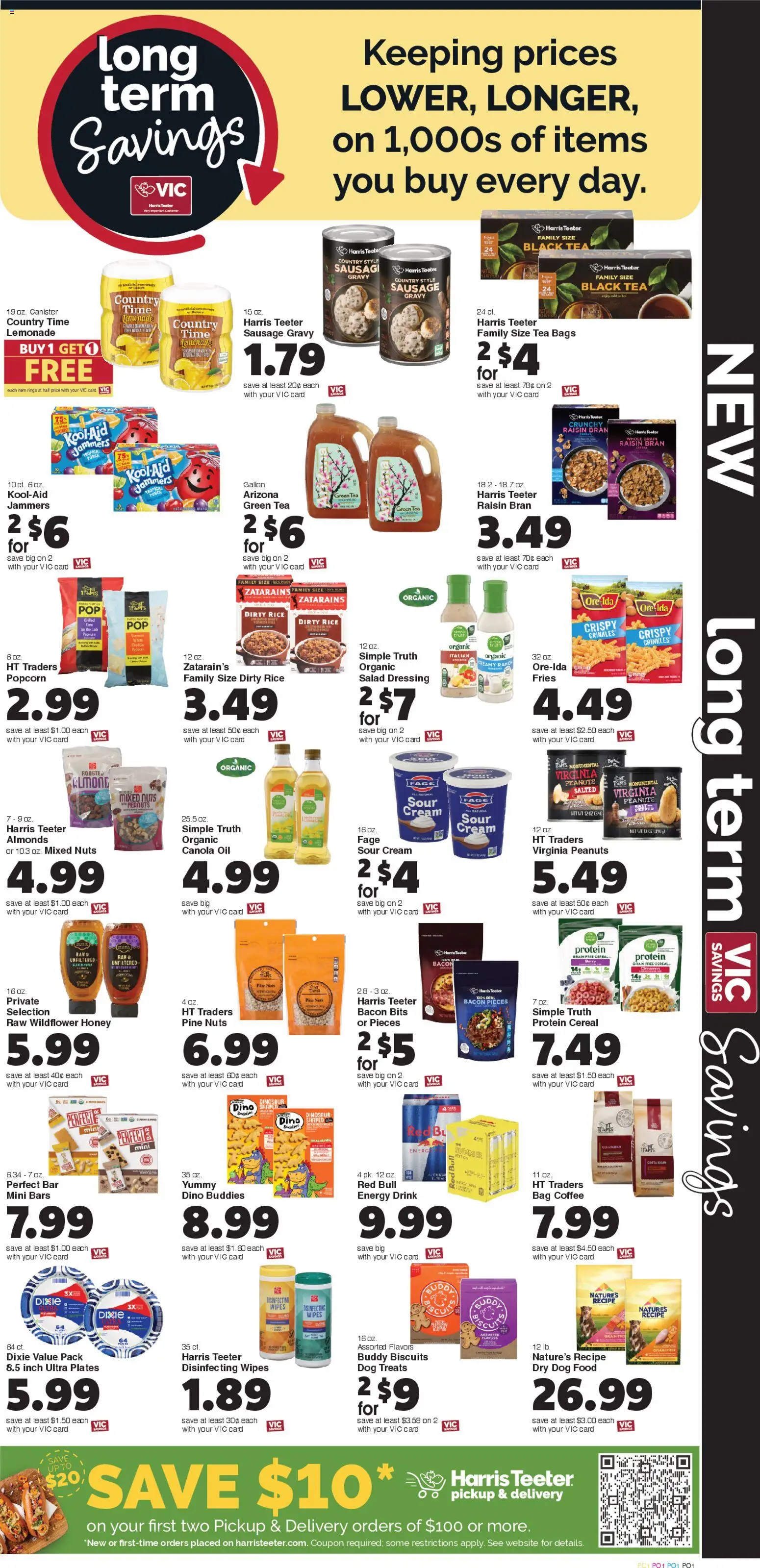 Harris Teeter Weekly Ad - NC - valid from 29.04.2026 | Page: 8 | Products: Rice, Nuts, Cream, Salad