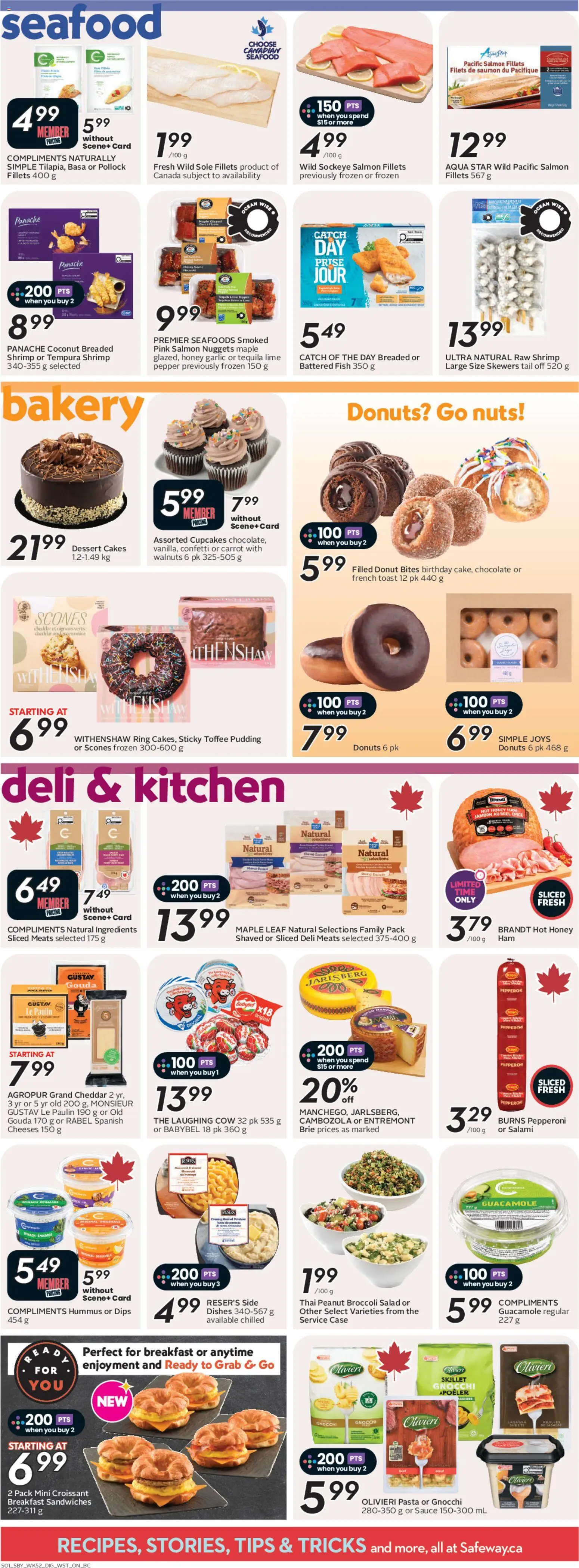 Safeway flyer valid from 23.04.2026 | Page: 9 | Products: Carrot, Nuts, Salad, Case