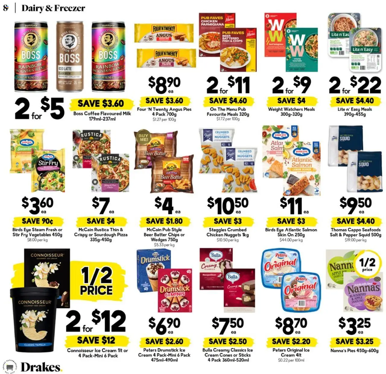 Drakes catalogue - valid from 13.08.2025 | Page: 8 | Products: Beer, Vegetables, Salmon, Pepper