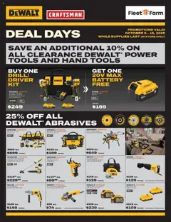 Preview of Mills Fleet Farm weekly ads valid from 06.10.2025