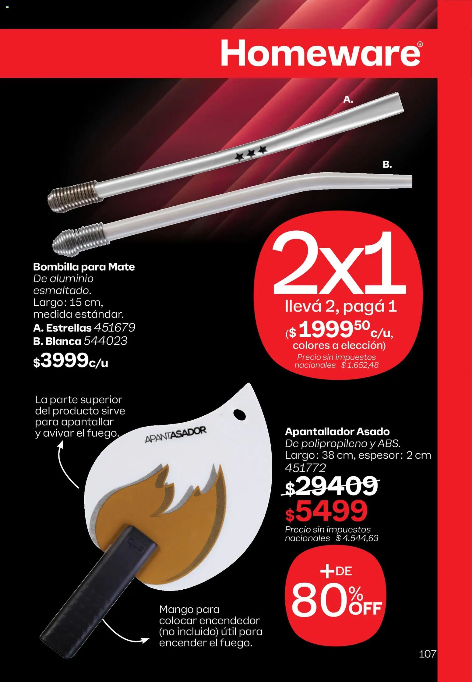 Tupperware Black Friday │ válido desde el 27.11.2025 | Página: 108 | Productos: Encendedor, Mate, Mango, Bombilla