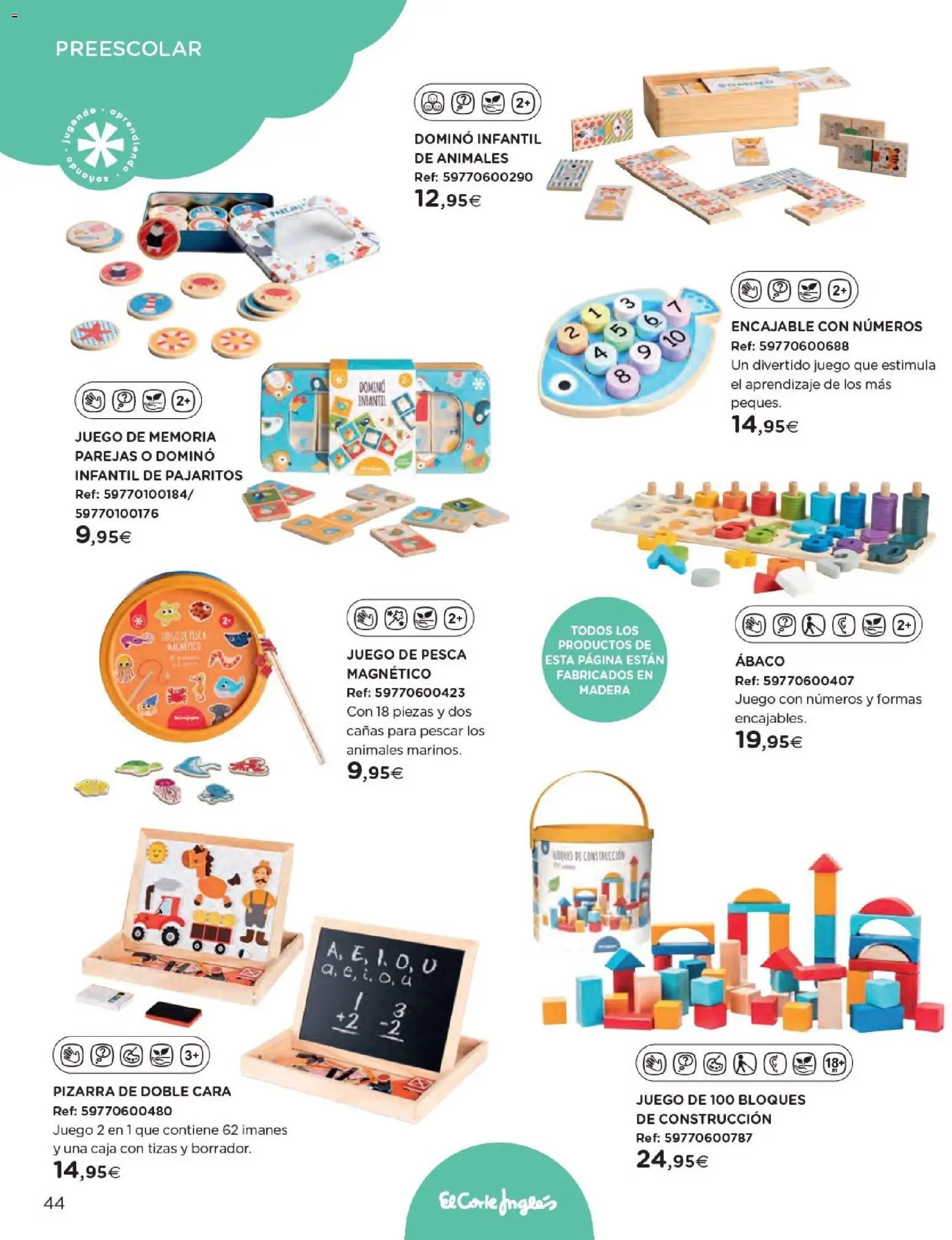 Nuevas ofertas de El Corte Inglés válidas en toda la República Mexicana desde el 27.10.2025. ¡Encuentra las mejores ofertas en El Corte Inglés catálogo Juguetes! | Página: 44 | Productos: Juego, Caja