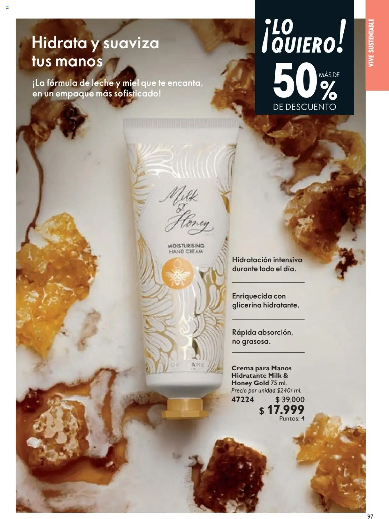 Oriflame revista - valida desde el 12.07.2025 | Página: 97 | Productos: Té, Crema, Leche