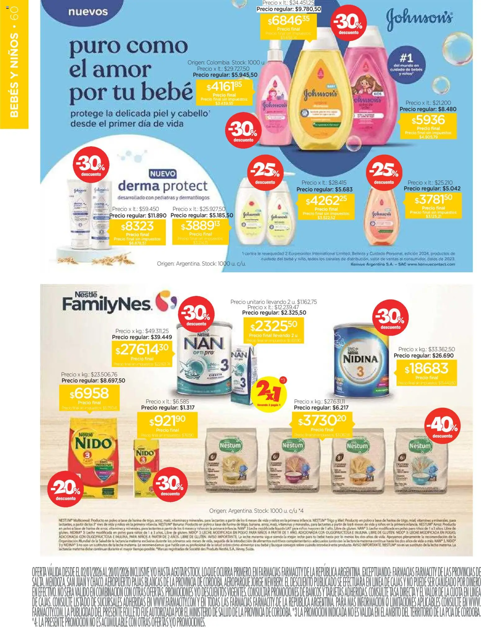 Farmacity catálogo │ válido desde el 02.01.2026 | Página: 60 | Productos: Leche