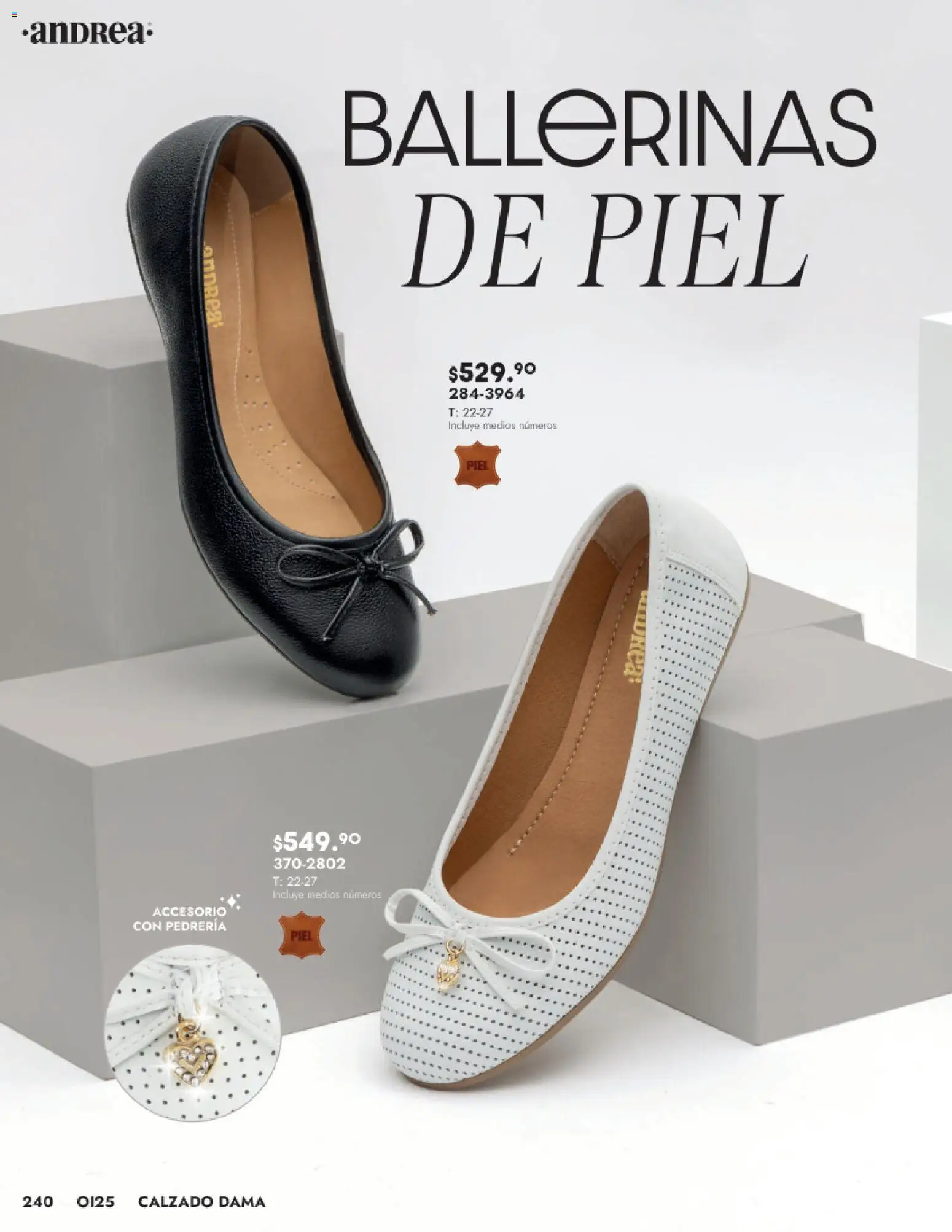 Nuevas ofertas de Andrea válidas en toda la República Mexicana desde el 24.08.2025. ¡Encuentra las mejores ofertas en Andrea - Catálogo Calzado Dama! | Página: 240