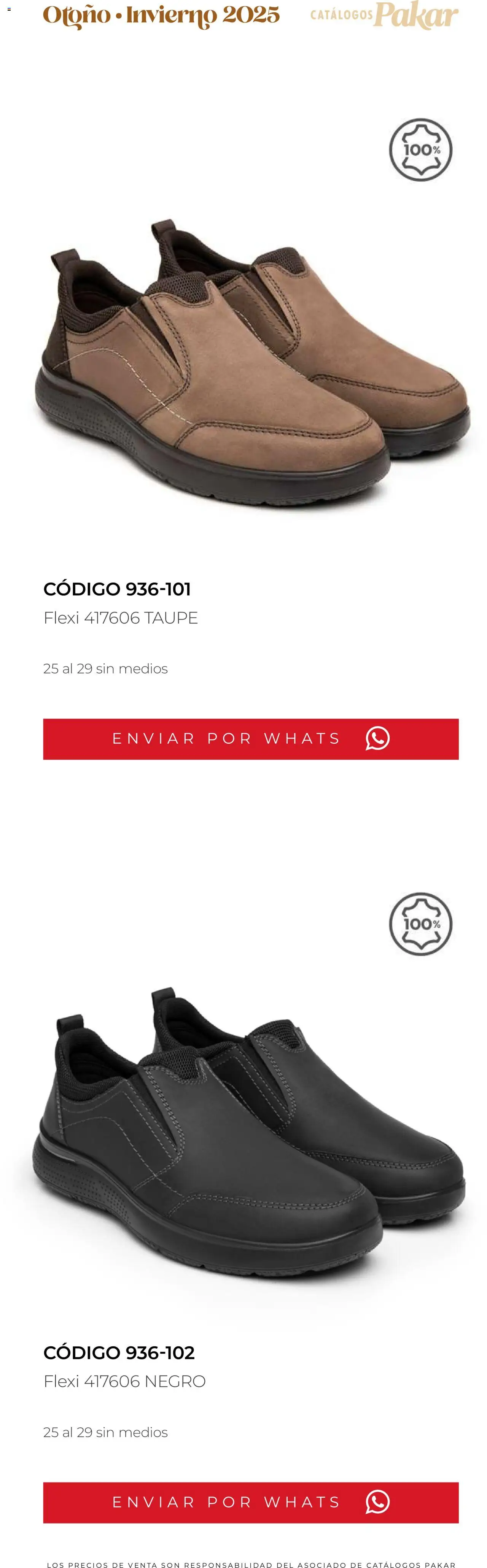 Nuevas ofertas de SC Pakar válidas en toda la República Mexicana desde el 10.10.2025. ¡Encuentra las mejores ofertas en SC Pakar - Catálogo Flexi otoño / invierno! | Página: 258