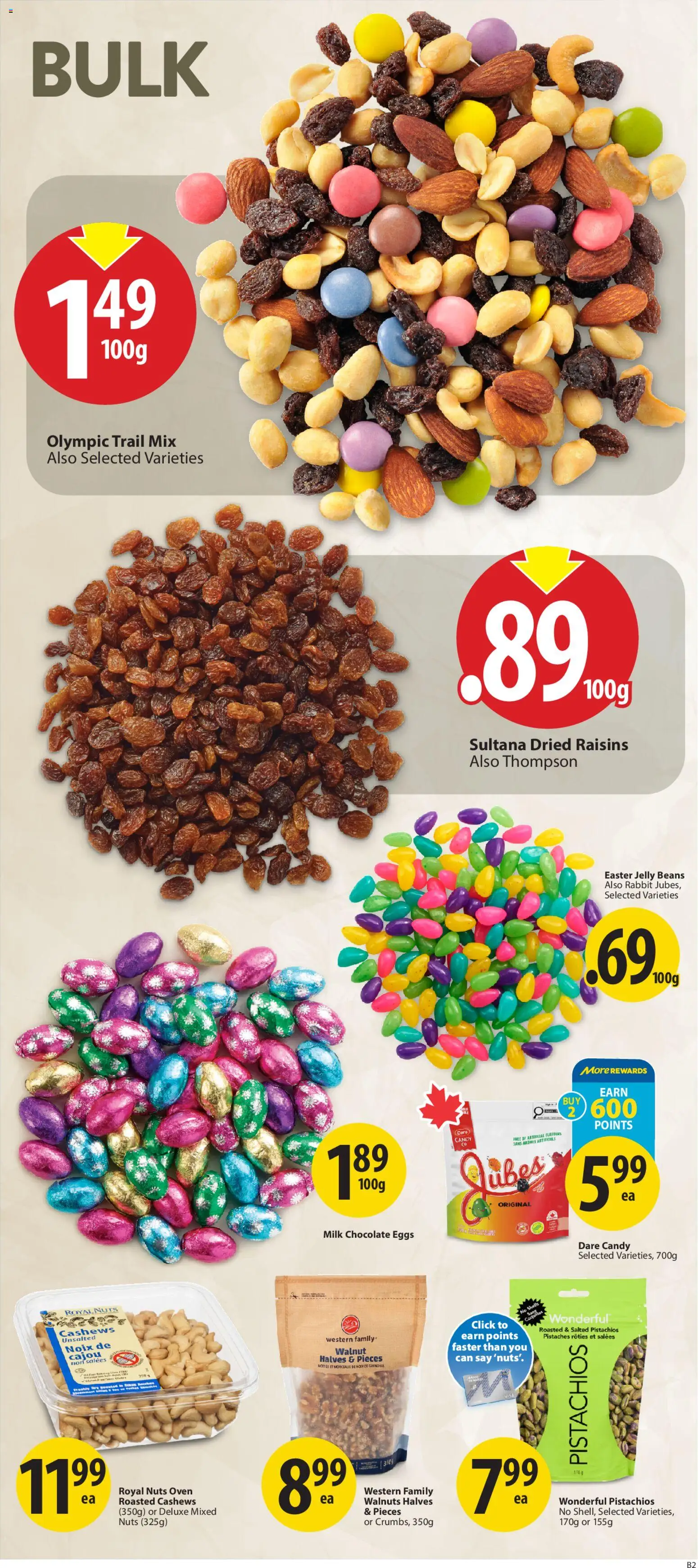 Save on foods flyer valid from 26.02.2026 | Page: 22 | Products: Nuts, Oven, Milk, Eggs