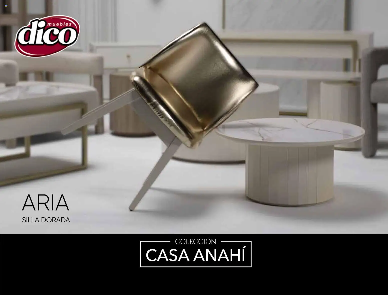Nuevas ofertas de Muebles Dico válidas en toda la República Mexicana desde el 07.11.2025. ¡Encuentra las mejores ofertas en Muebles Dico catálogo Colección Casa Anahí! | Página: 32 | Productos: Silla