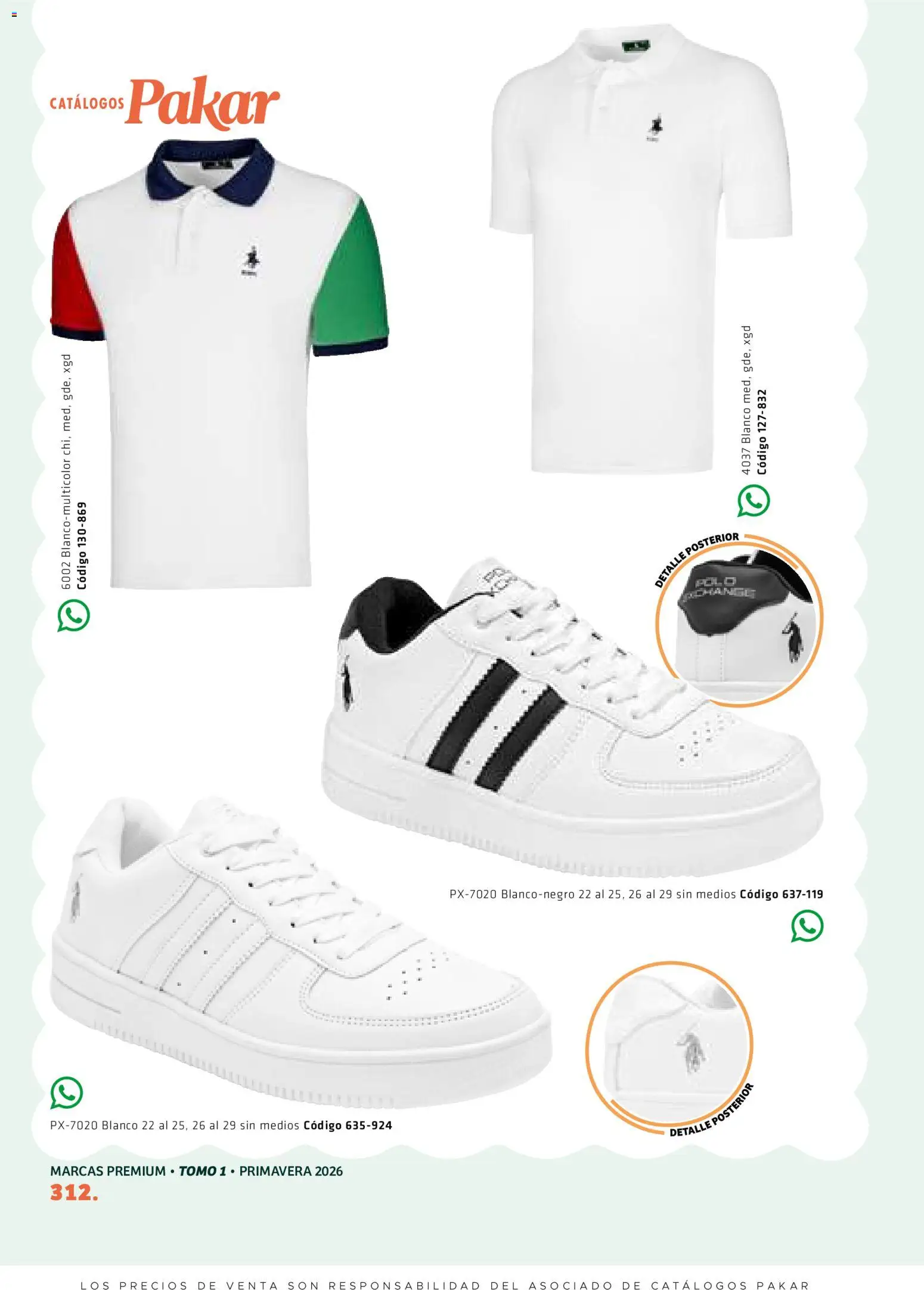 Nuevas ofertas de SC Pakar válidas en toda la República Mexicana desde el 27.02.2026. ¡Encuentra las mejores ofertas en SC Pakar catálogo Premium Men Tomo 1! | Página: 312