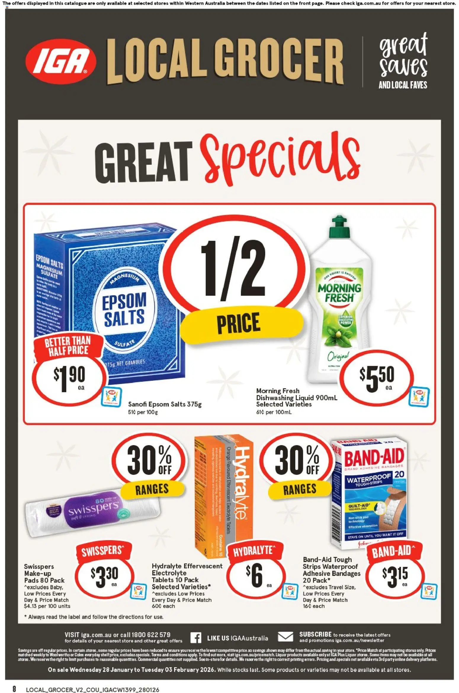 IGA catalogue - valid from 28.01.2026 | Page: 8 | Products: Makeup, Tablets