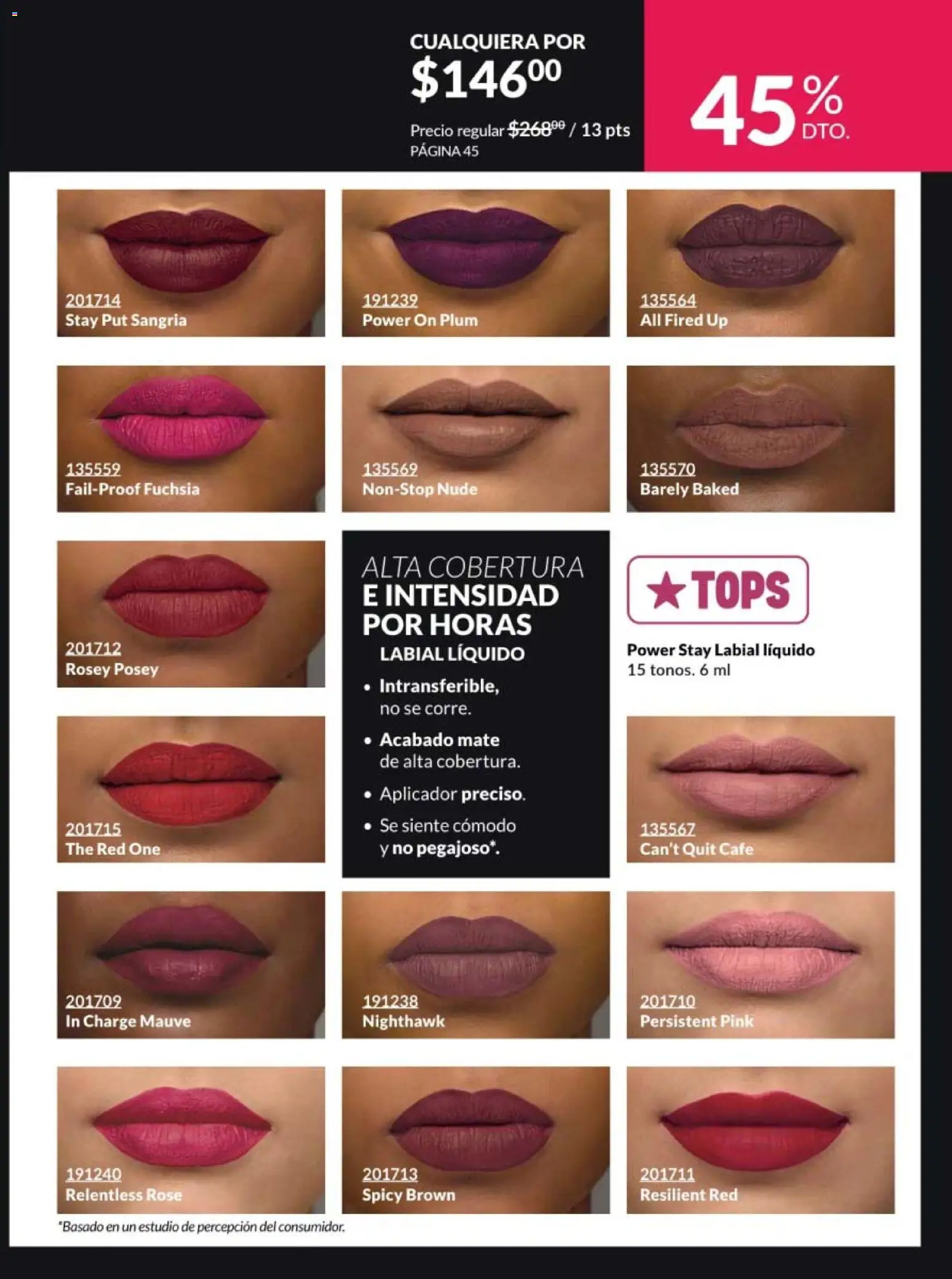 Nuevas ofertas de AVON válidas en toda la República Mexicana desde el 13.03.2026. ¡Encuentra las mejores ofertas en AVON campaña 5 2026! | Página: 45 | Productos: Café, Mate