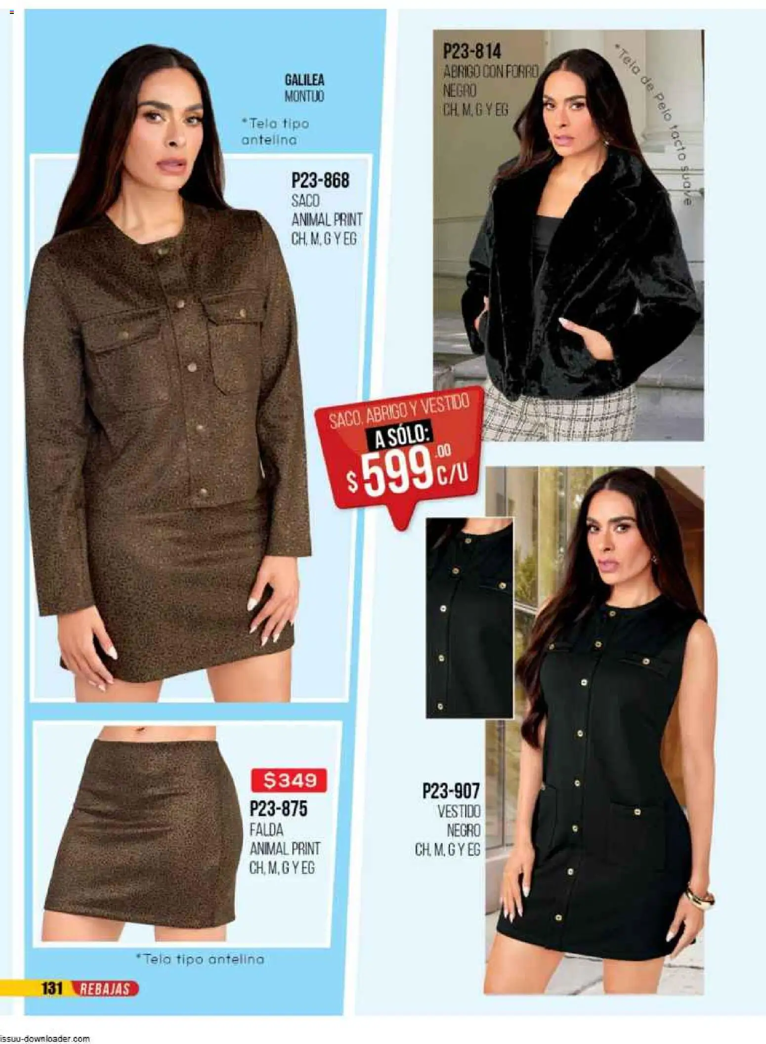 Nuevas ofertas de Cklass válidas en toda la República Mexicana desde el 31.10.2025. ¡Encuentra las mejores ofertas en Cklass catálogo Super Rebajas Ropa! | Página: 134 | Productos: Abrigo, Vestido, Falda