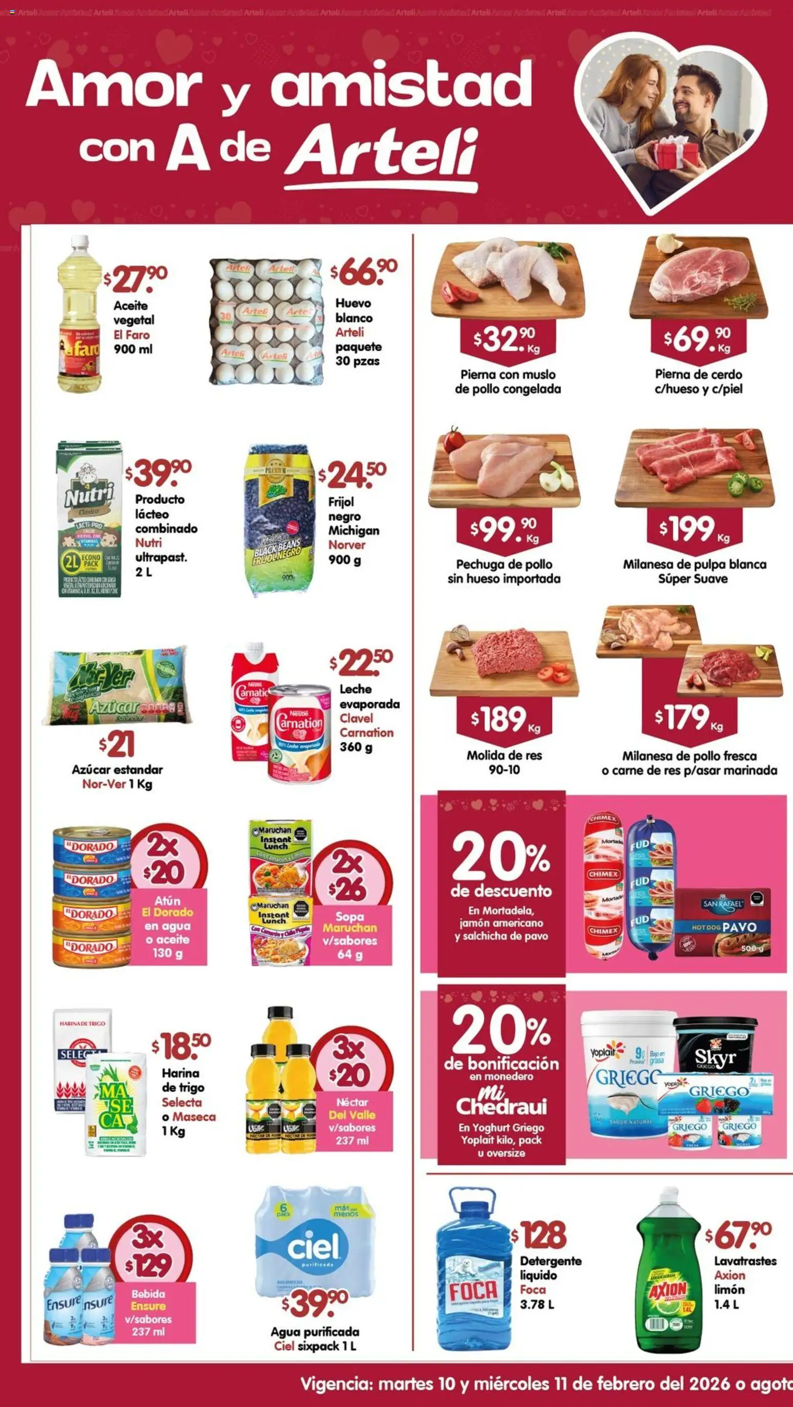 Nuevas ofertas de Arteli válidas en toda la República Mexicana desde el 10.02.2026. ¡Encuentra las mejores ofertas en Arteli folleto Valles! | Página: 1