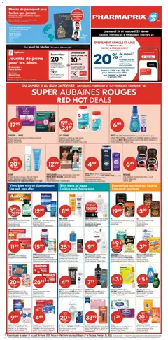 Preview of NIVEA MEN Gel douche/Shower Gel (500 ml), DEGREE (48 g - 85 g) ou/or LADY SPEED STICK (45 g - 70 g), antisudorifique/désodorisant en bâton Stick Antiperspirant/Deodorant. Produits sélectionnés/Selected Types from shop Pharmaprix valid from 20.02.2026 | Page: 3