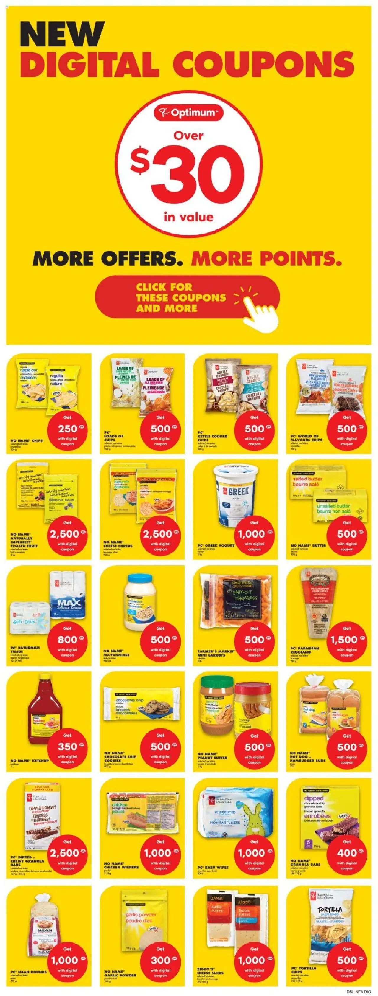 No Frills flyer valid from 02.10.2025 | Page: 12 | Products: Ketchup, Cookies, Kettle, Cheese