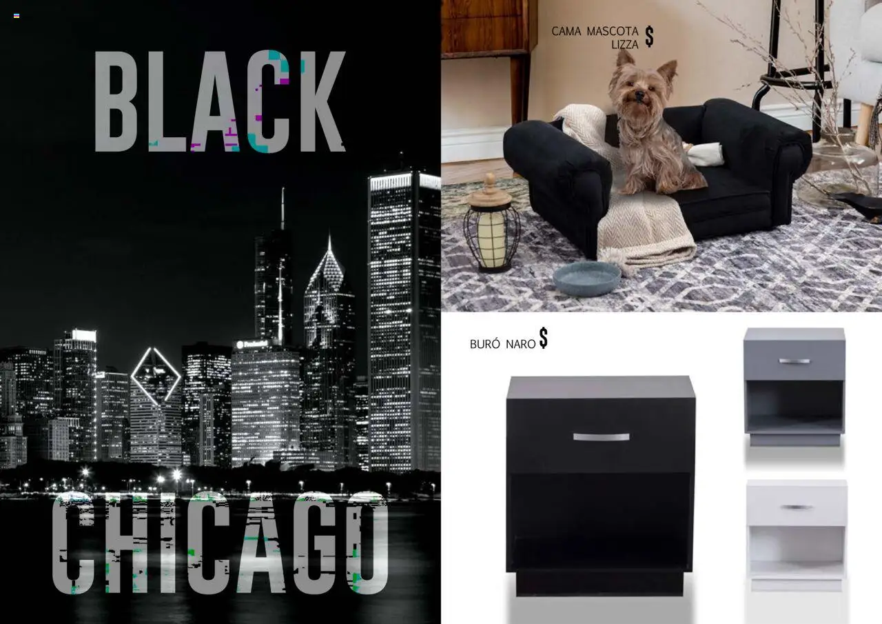 Nuevas ofertas de Muebles Dico válidas en toda la República Mexicana desde el 25.09.2025. ¡Encuentra las mejores ofertas en Muebles Dico - Catálogo Black Chicago! | Página: 18 | Productos: Cama, Buró